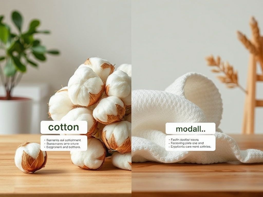 Katoen en modal: de voordelen van beide materialen voor comfortabele en ademende kleding.